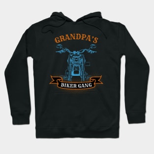 Grandpa's Biker Gang Father's Day Hoodie